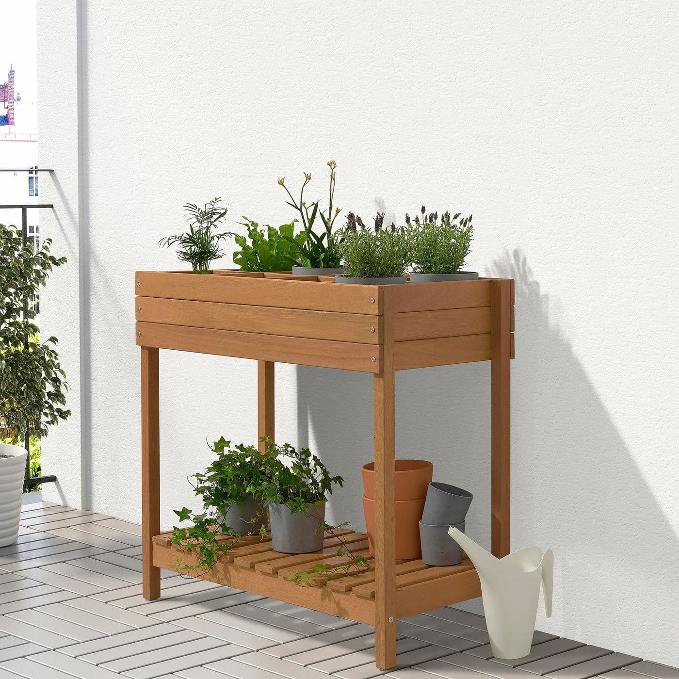 IKEA HATTHOLMEN Blumenständer Eukalyptus Grün