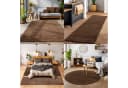 SIMPEX24 Teppich Unicolor Einfarbig Rund 30 mm Shaggy Wohnzimmer Bild 3