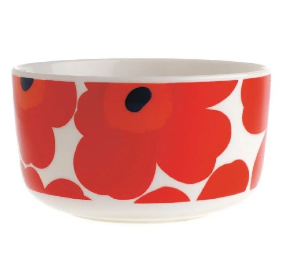 Marimekko Schale Unikko Weiß-Rot 12,5cm - Bild 2