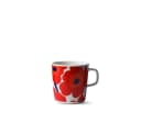 Marimekko Tasse Oiva Unika Rot-Weiß Bild 3