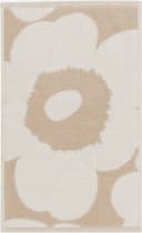 Marimekko Gästehandtuch Unikko Beige Weiß Frottee Bild 2