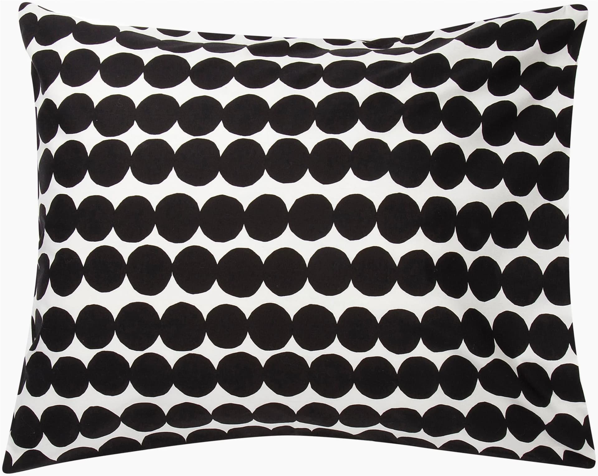 MARIMEKKO Kissenbezug RÄSYMATTO Schwarz Weiß