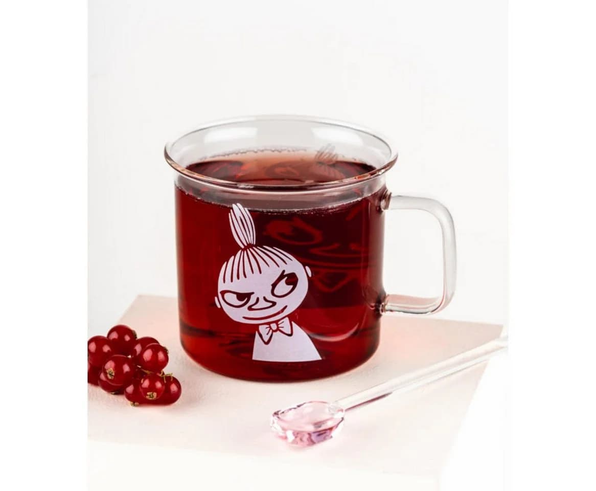 Muurla Mumin Little My Glastasse 350ml Klar - Bild 3
