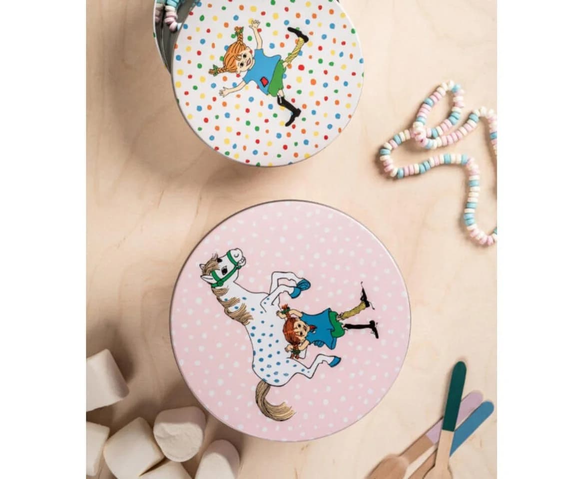 Muurla Kinderregal Metalldosen Pippi Langstrumpf 2-teilig - Bild 4