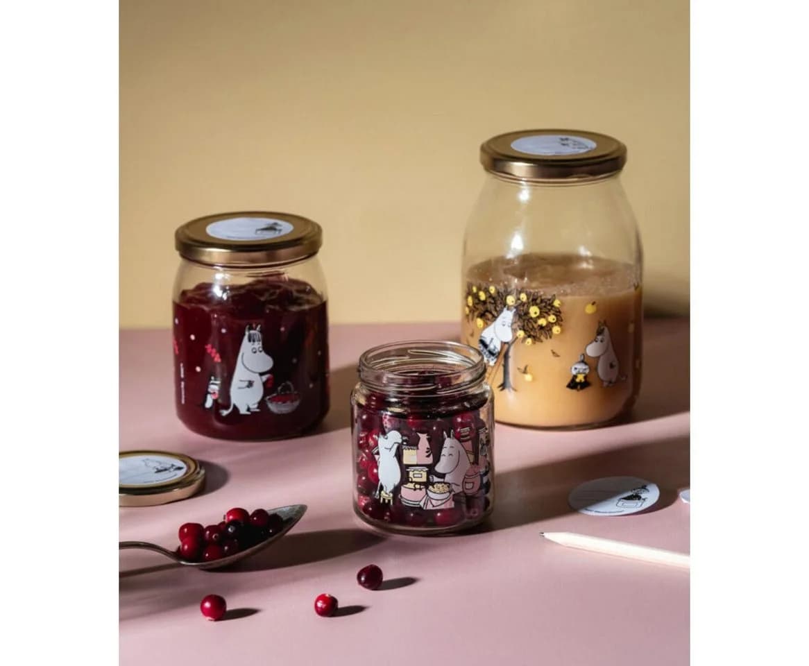 Muurla Vorratsdose Glas Moomin Jam 0,3L Schraubverschluss - Bild 3