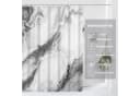 Agger Duschvorhang Modern Grau Abstrakt Marmor Aquarell Design Bild 4