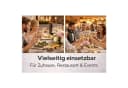 Diwzbyn Besteck-Set 20-tlg. Goldfarben Edelstahl Pfingstrosen-Design Bild 5