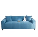 Zaewry Sofahusse Stretch-Sofabezug Blau mit dezentem Muster Bild 2