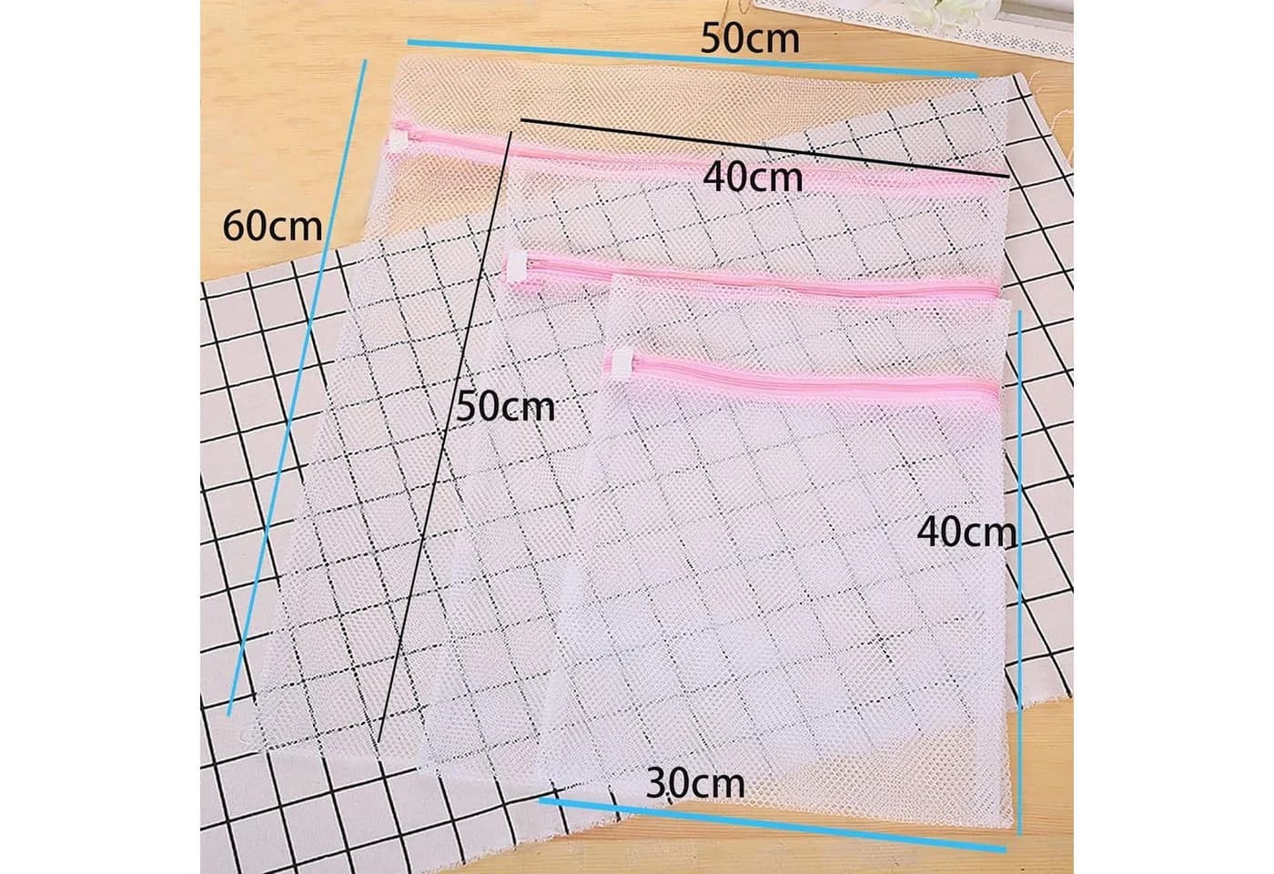 Zaewry Wäschenetz 3 Stück Polyester Mesh für Waschmaschine - Bild 3