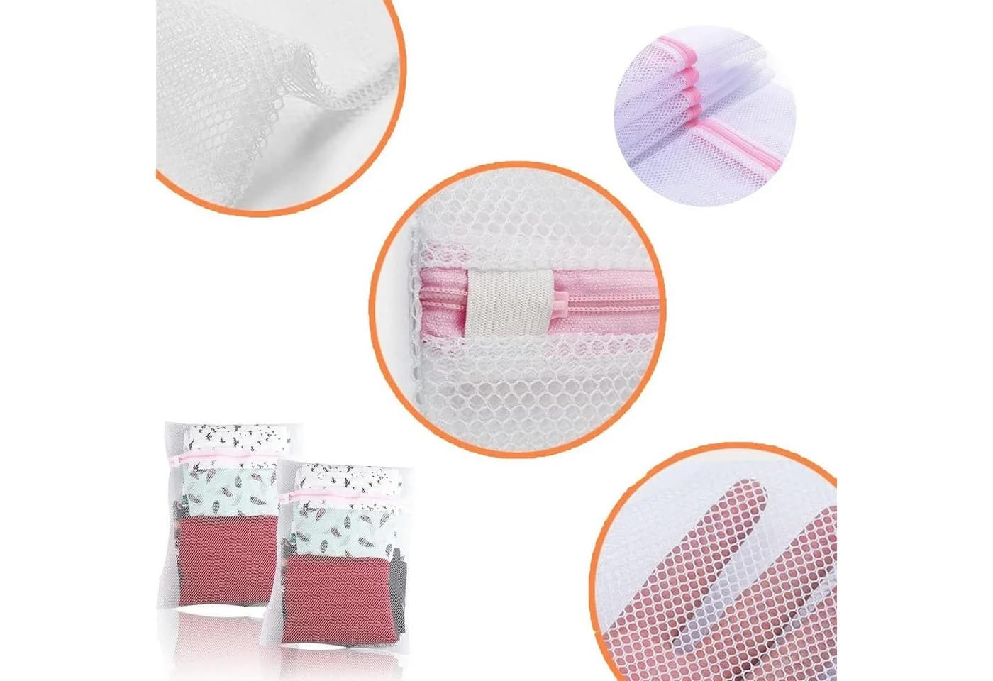 Zaewry Wäschenetz 3 Stück Polyester Mesh für Waschmaschine - Bild 5
