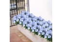 Agger Kunstblumenstrauß Geranie Rot 4 Bündel Seidenblumen Bild 5