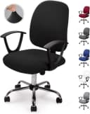Agger Bürostuhlhusse Schwarz Waschbar Elastisch Bild 2