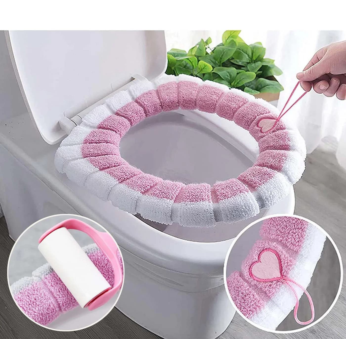 Agger Soft-Toilettensitzerhöhung 4 Stück WC-Sitzwärmer - Bild 4