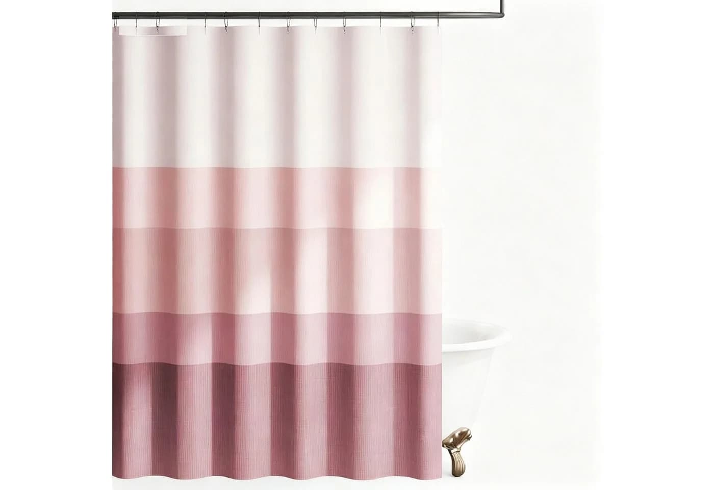 Agger Duschvorhang 180x180 cm Grün Modernes Ombré Design