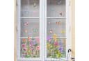 Agger Fensterfolie Blumen Schmetterling Bunt Bild 5