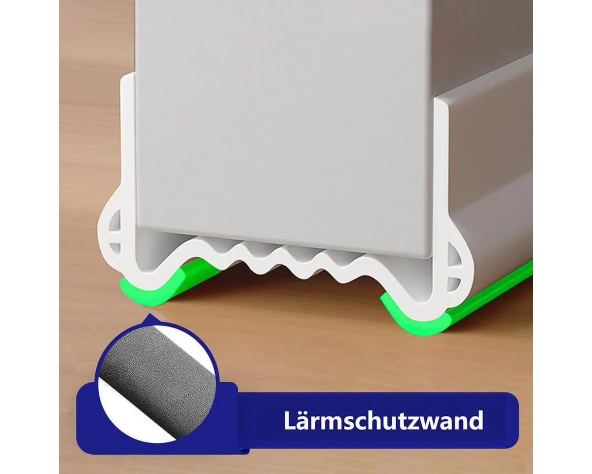 Zaewry Zugluftstopper Türdichtung Weiß Premium Schallschutz Kälteschutz