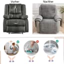 Agger Sofaschoner mit Anti-Rutsch-Funktion Grau Bild 3