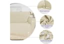 Agger Sofahusse Stretch Sofabezug Beige 1/2/3/4 Sitzer Bild 5
