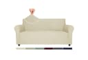 Agger Sofahusse Stretch Sofabezug Beige 1/2/3/4 Sitzer Bild 2