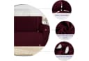 Agger Sofahusse Stretch Rot Rutschfest Polyester Elasthan Bild 5