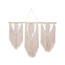 Agger Makramee-Wandbehang Groß Beige Boho Wanddeko Bild 2