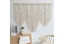 Agger Makramee-Wandbehang Groß Beige Boho Wanddeko Bild 3