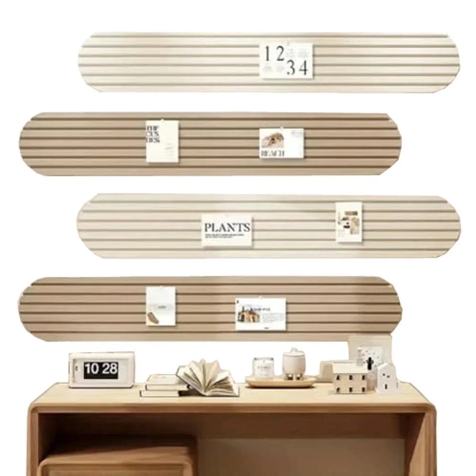 Agger Pinnwand 4er Streifen Beige/Bunt Selbstklebend mit Reißzwecken - Bild 2