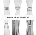 Agger Magnetische Vorhang Raffhalter 2 Stück Silber Modern Bild 5
