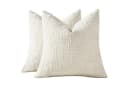 Zaewry Kissenbezug Chenille Beige Dekokissenbezug Bild 2