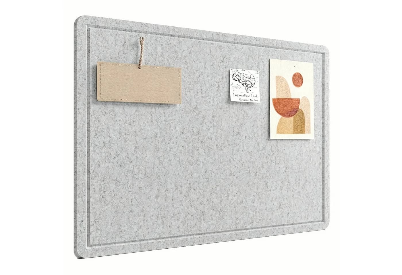 Agger Filz-Pinnwand 60x40 cm Rahmenlos Faltbar - Bild 2