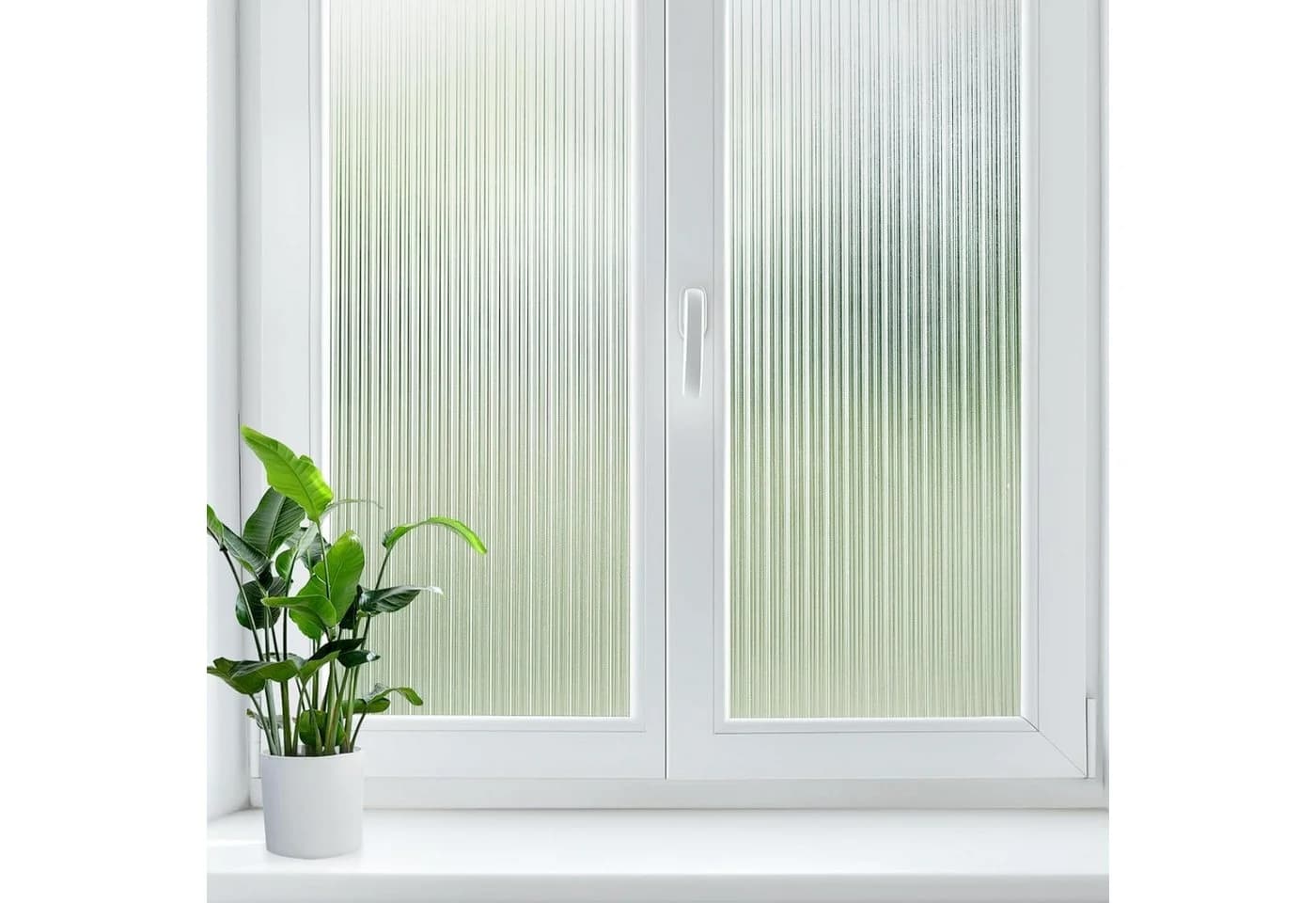 Agger Milchglas-Fensterfolie Statisch Haftend Sichtschutz UV-Schutz - Bild 4