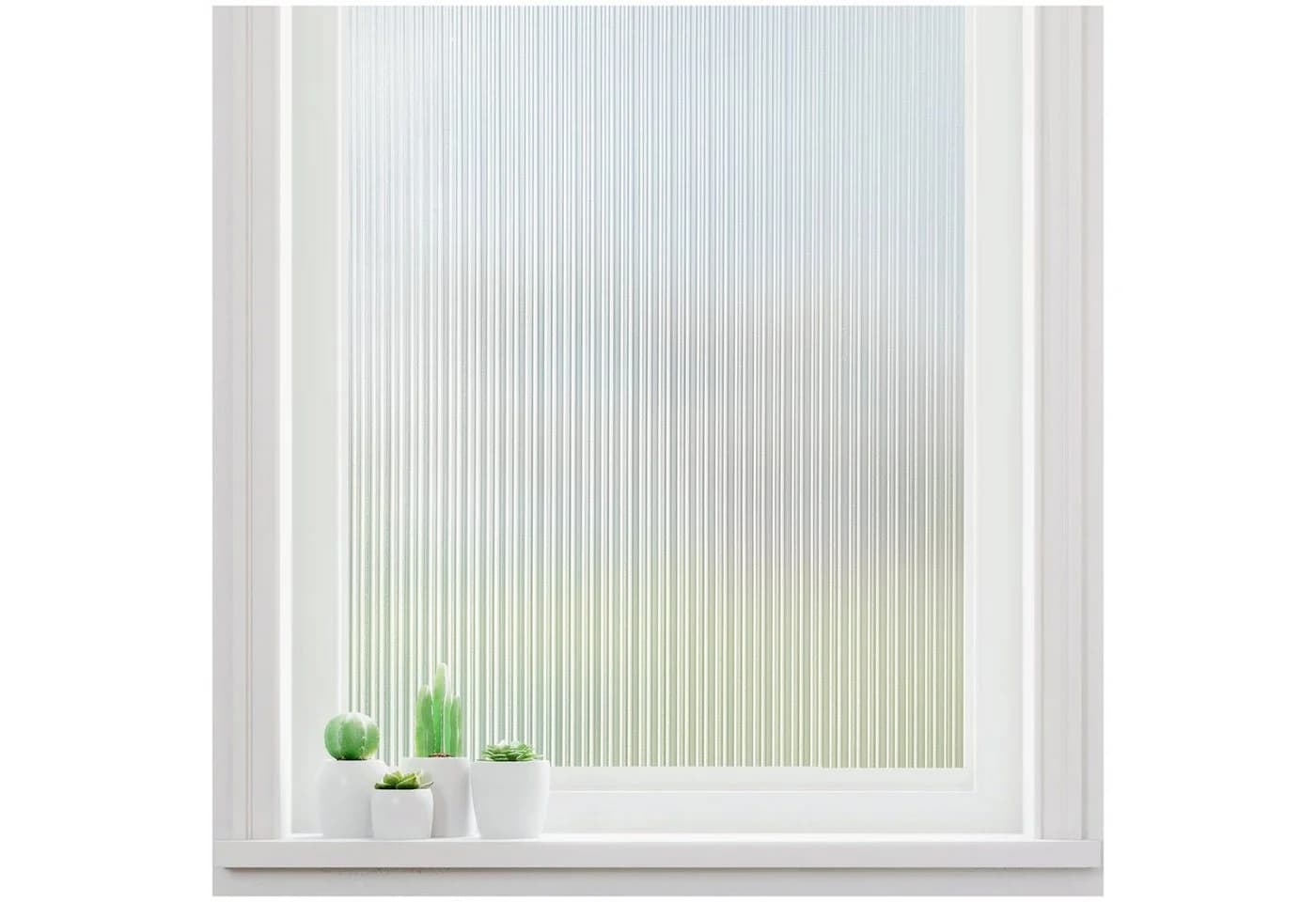 Agger Milchglas-Fensterfolie Statisch Haftend Sichtschutz UV-Schutz - Bild 5