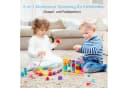 Zaewry Montessori Lernspielzeug Holz Bunt Fädelspiel Bild 3