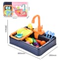 CLTYQ Spielküche Küchenspüle mit Wasserfunktion & Zubehör Bild 1