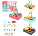 CLTYQ Spielküche Küchenspüle mit Wasserfunktion & Zubehör Bild 5