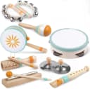 Zaewry 8-tlg. Holz-Musikinstrumente Set Baby Montessori Bild 2