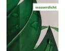 Agger Duschvorhang Grün Blätter Polyester Wasserabweisend Bild 4