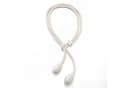Agger Raffhalter 2er-Set Beige Blumenmuster Quasten Bild 2
