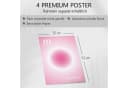 Agger 4er Poster Set Rosa A3 Ästhetische Wandbilder ohne Rahmen Bild 4