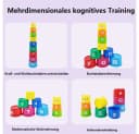 Sorvyzxn Stapelspielzeug Stapelbecher 9-tlg. Bunt Bild 4