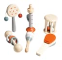 Zaewry 6-tlg. Musikinstrumenten-Set aus massivem Buchenholz Bild 1