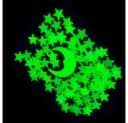 Agger Wandsticker 402 Stück Glühende Wandaufkleber Sternenhimmel Dekoration Bild 5