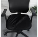 Agger Bürostuhlbezug Schwarz PU-Leder Wasserdicht Bild 3