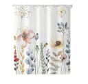 Agger Duschvorhang Blumenmuster Polyester wasserabweisend Bild 2