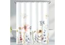 Agger Duschvorhang Blumenmuster Polyester wasserabweisend Bild 4