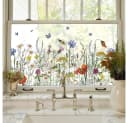 Agger Fensterfolie Selbsthaftend Bunte Blumen Sichtschutzfolie Bild 3