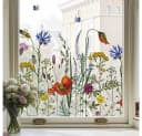 Agger Fensterfolie Selbsthaftend Bunte Blumen Sichtschutzfolie Bild 4