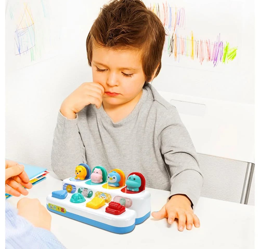 Diwzbyn Lernspielzeug Montessori Ursache-und-Wirkung Bunt - Bild 5