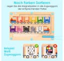 Flintry Magnetisches Labyrinthspiel Holz Lernspielzeug ab 3 Jahren Bunt Bild 5