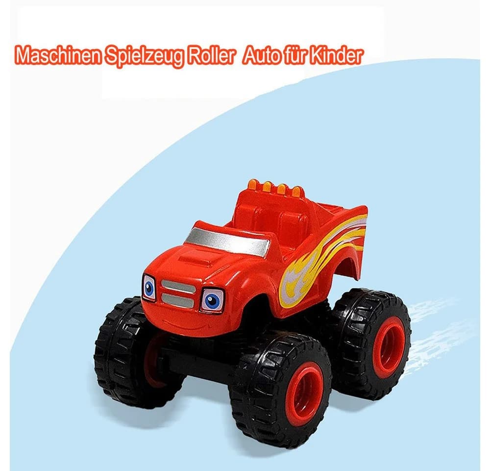 Flintry 6-teiliges Monstertruck-Set Bunt Trägheitsantrieb